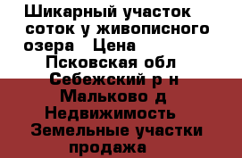 Шикарный участок 70 соток у живописного озера › Цена ­ 420 000 - Псковская обл., Себежский р-н, Мальково д. Недвижимость » Земельные участки продажа   